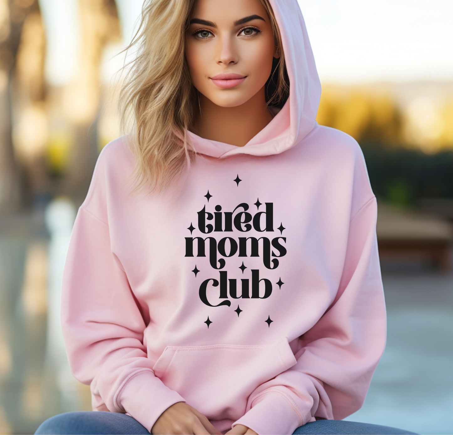 Tired Moms Club Hoodie