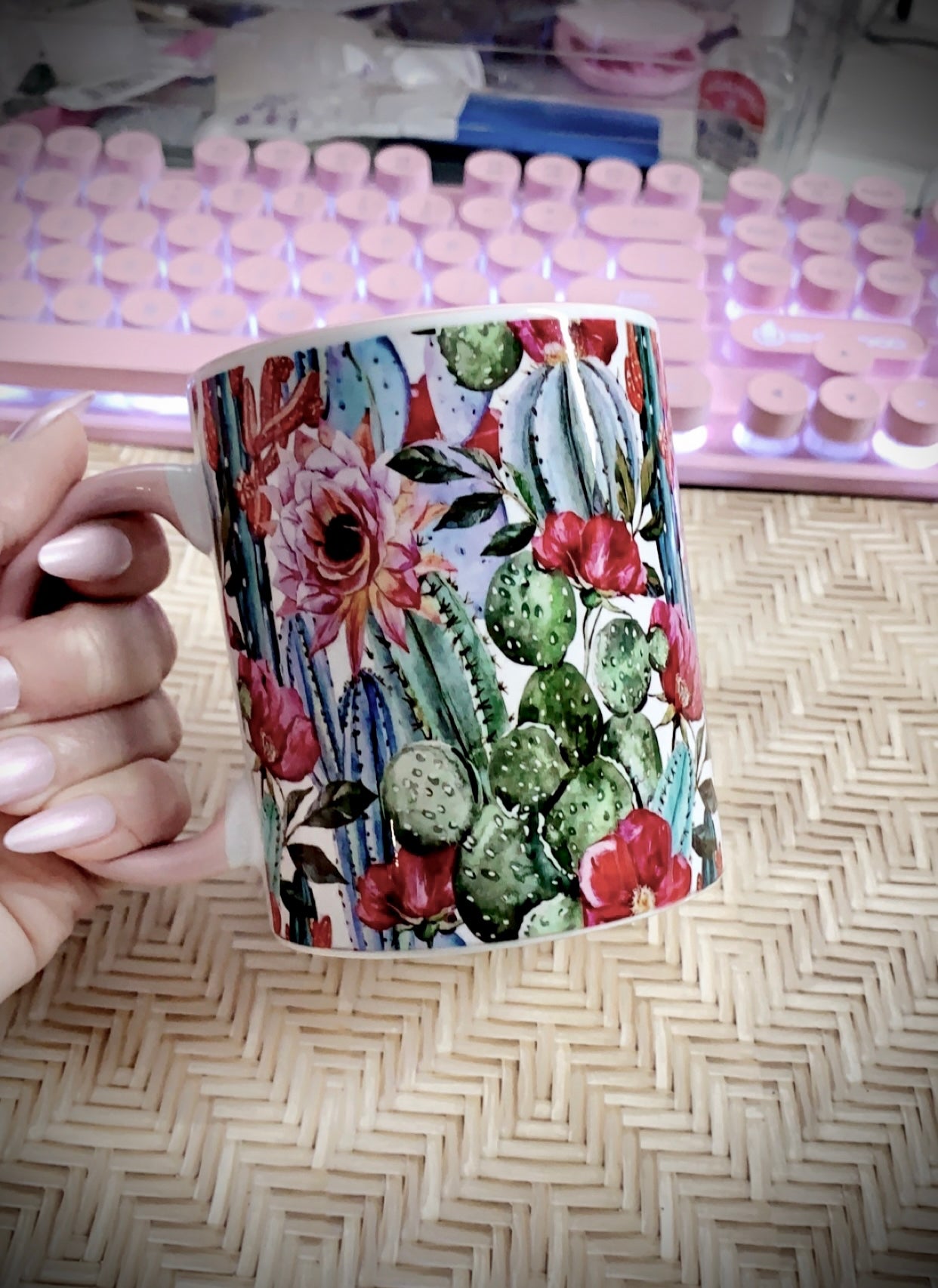 Cactus coffee mug