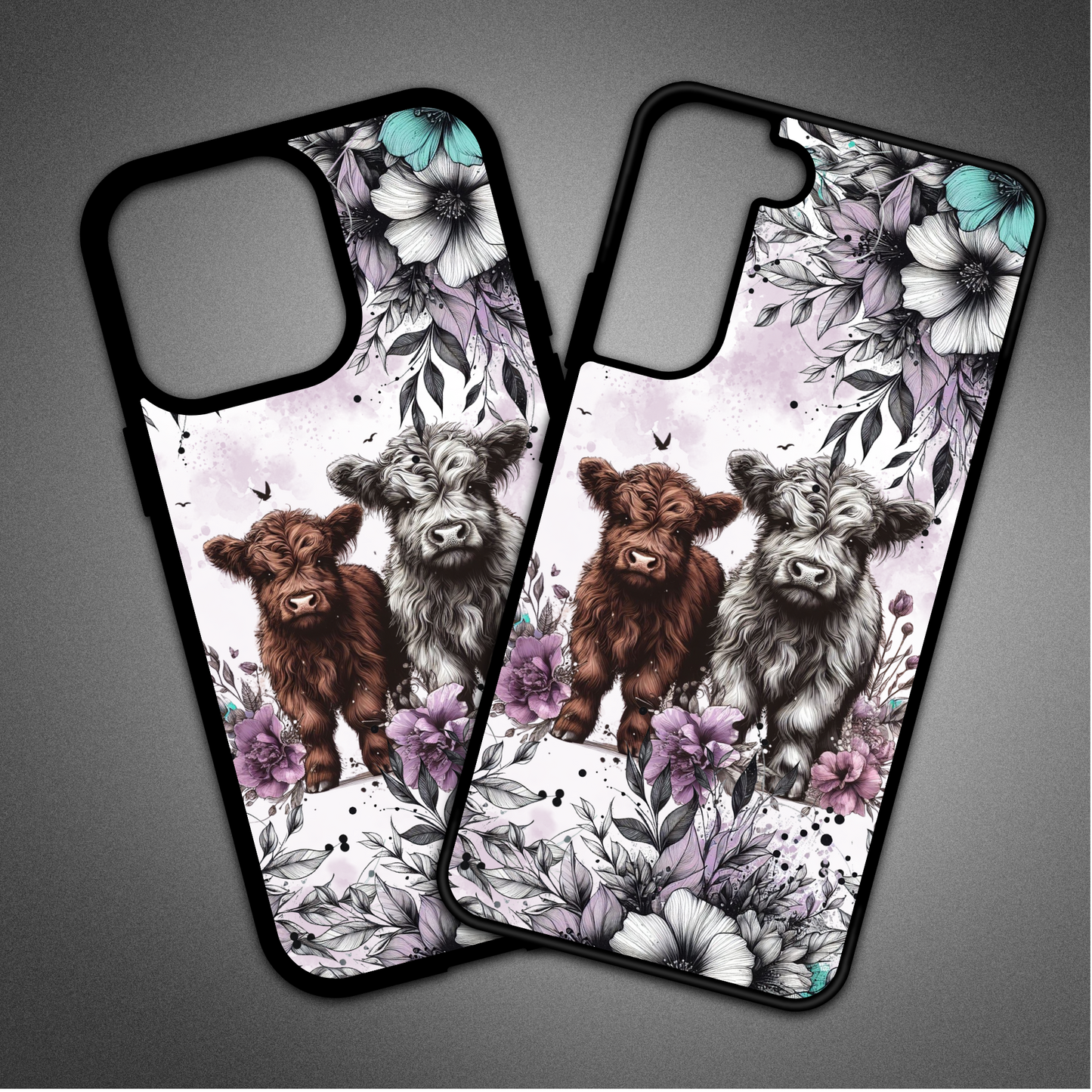 Baby Highland Cow Phone Case