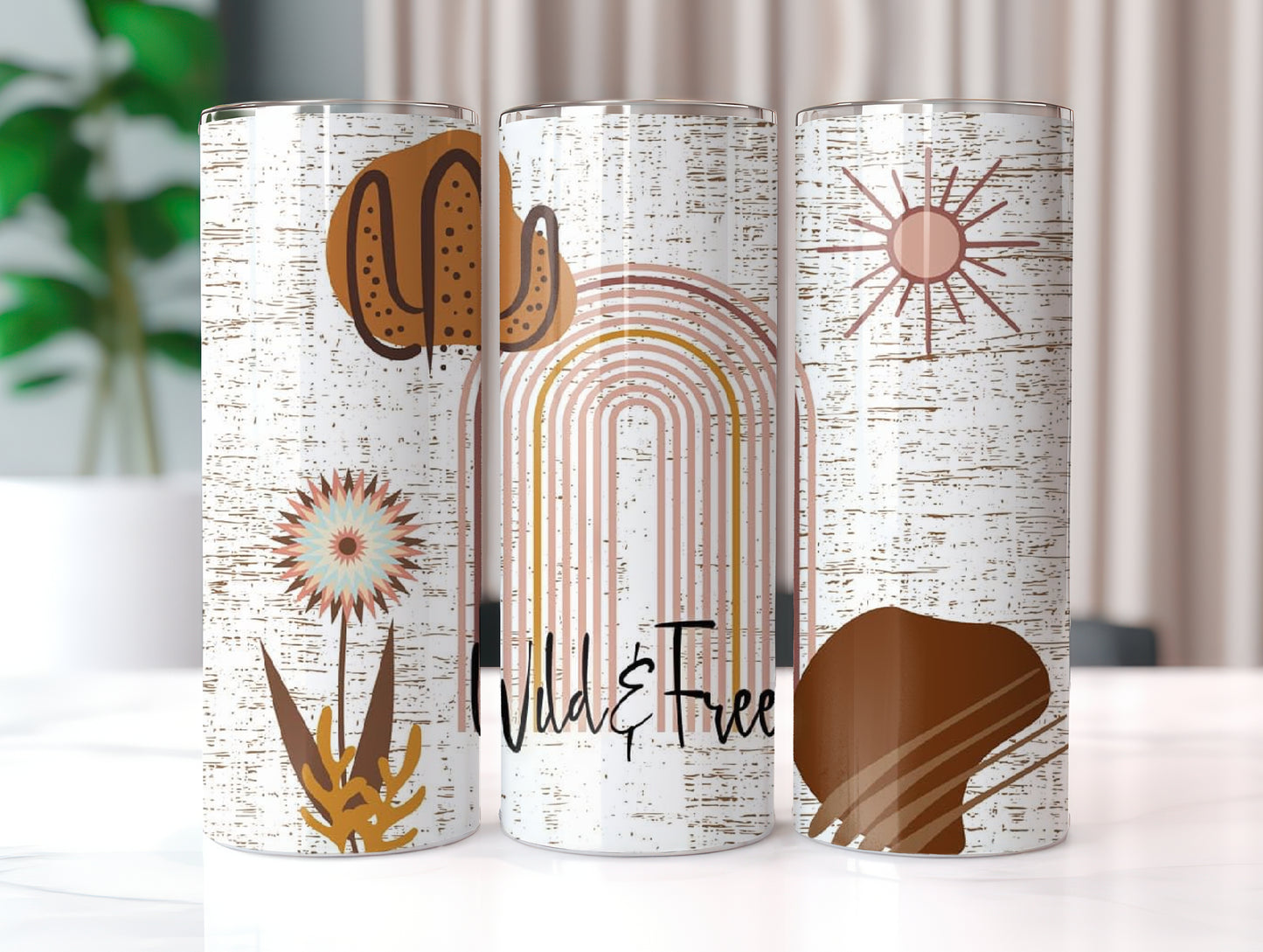 Boho Wild and Free Tumbler