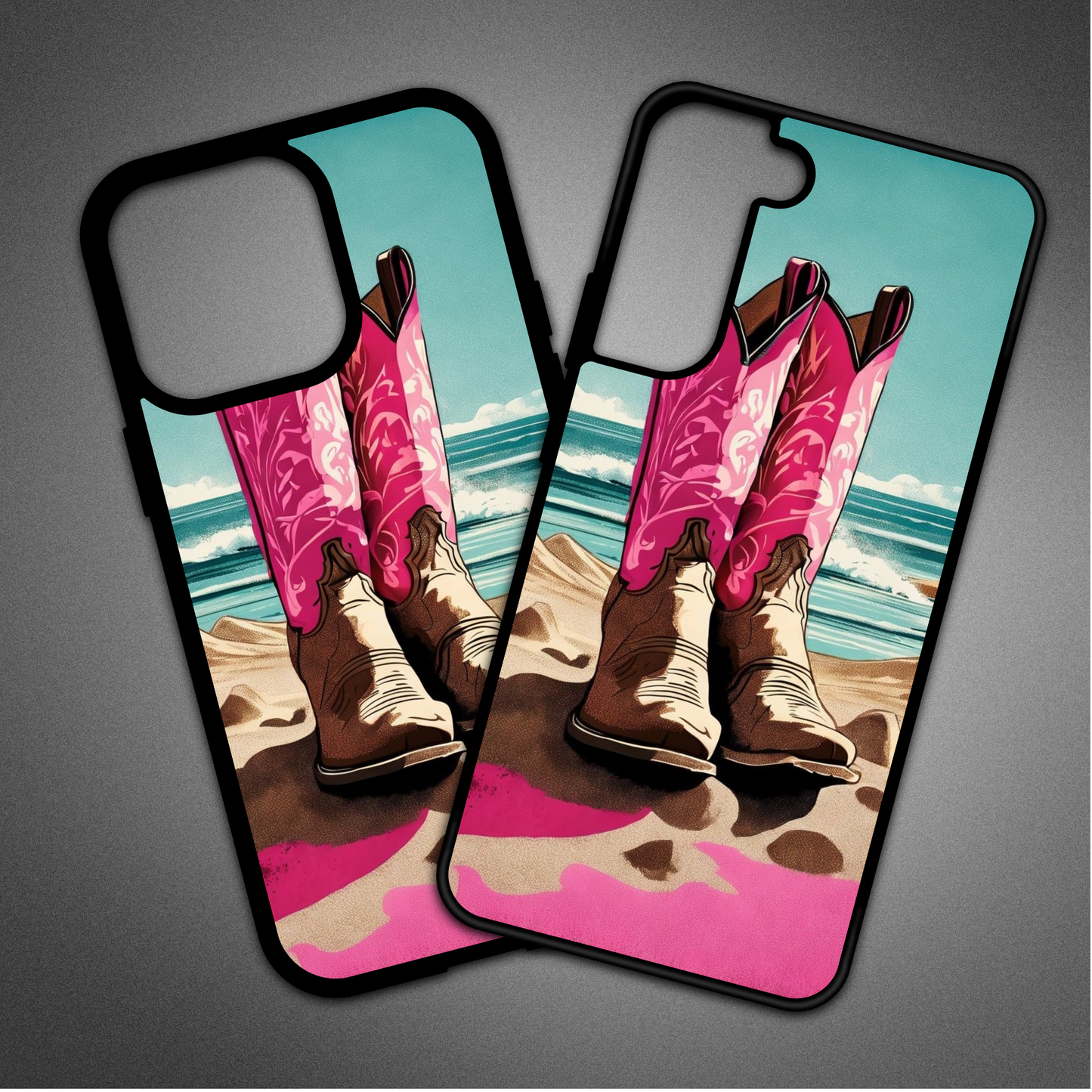 Boots on the Beach Phone Case