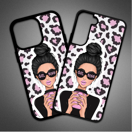 Boss Babe Leopard Phone Case