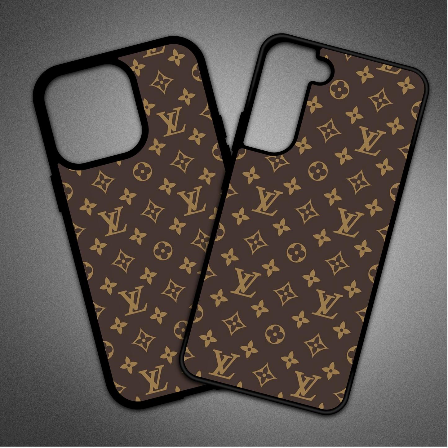 Brown LV Pattern Phone Case