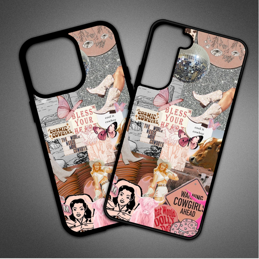 Cowgirl Collage Phone Case