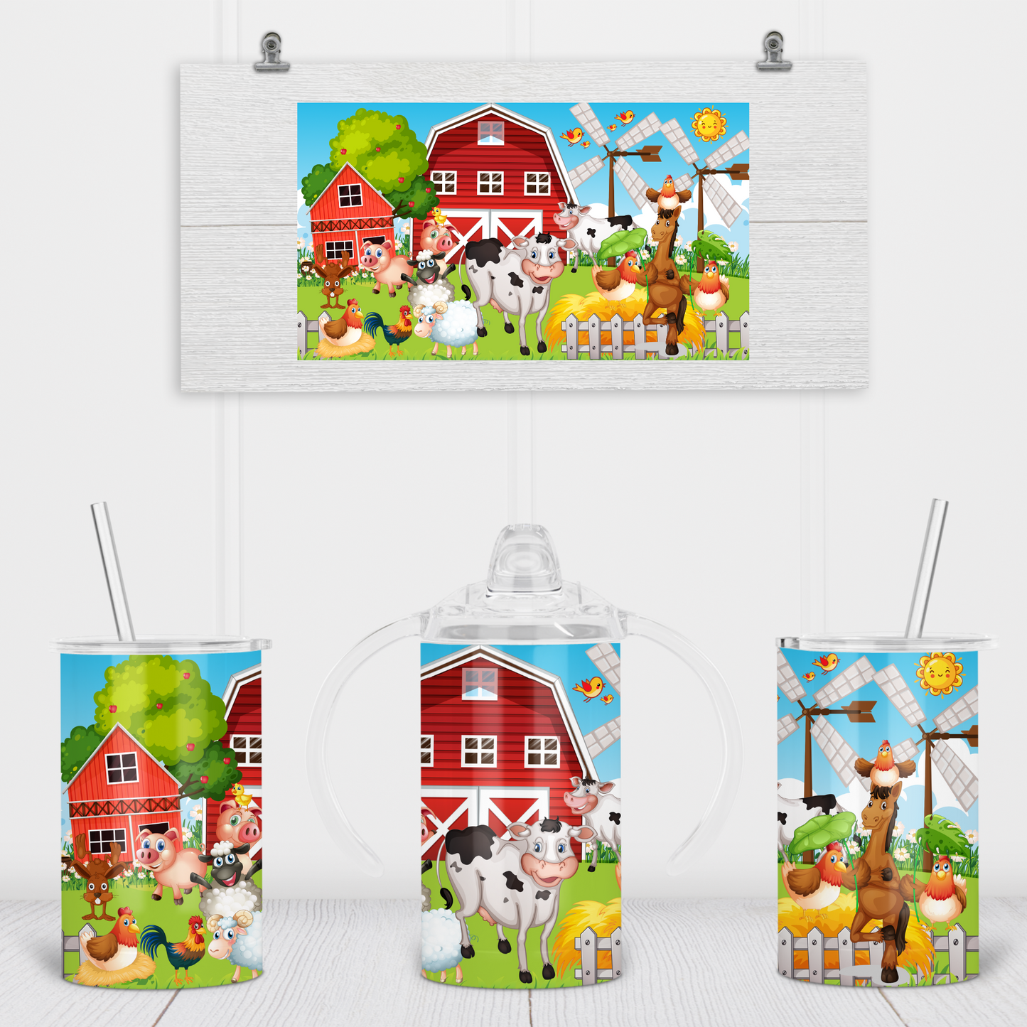 Farm House Sippy Cup