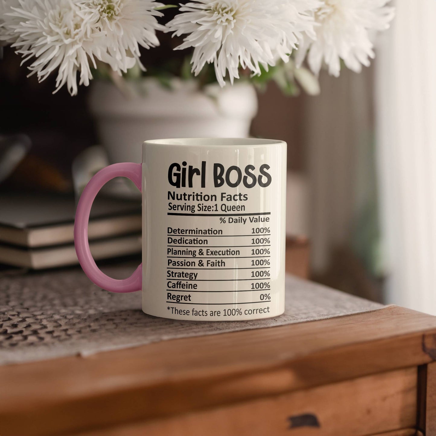 Pink Girl Boss Mug