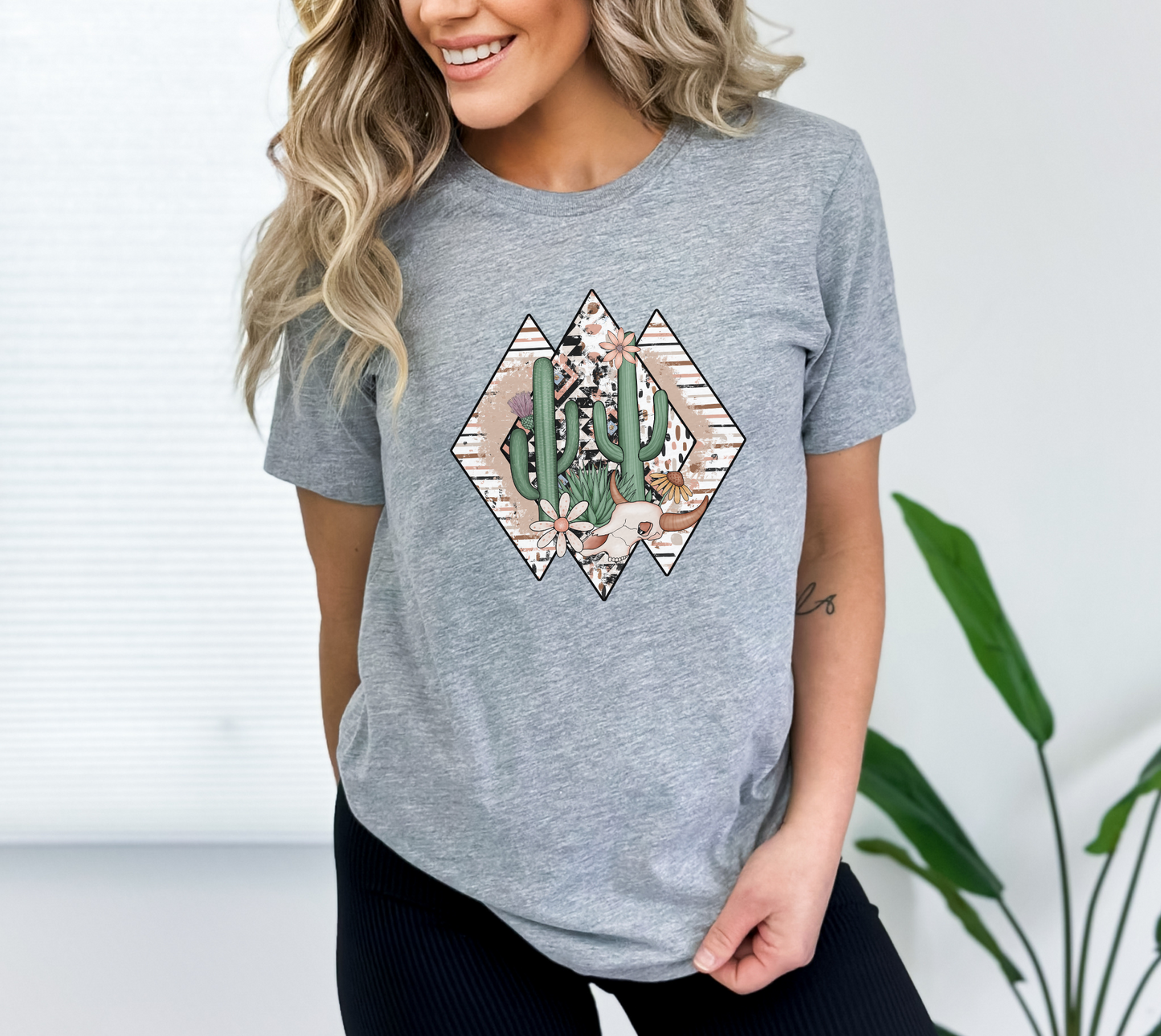 Aztec Cactus Tee