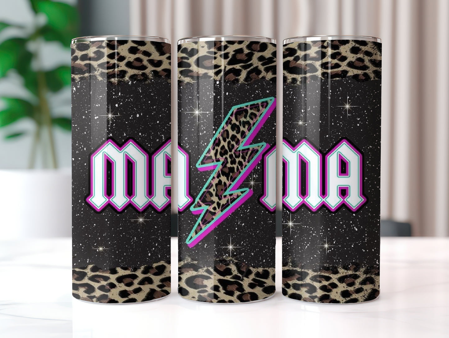 Neon Black MAMA Tumbler