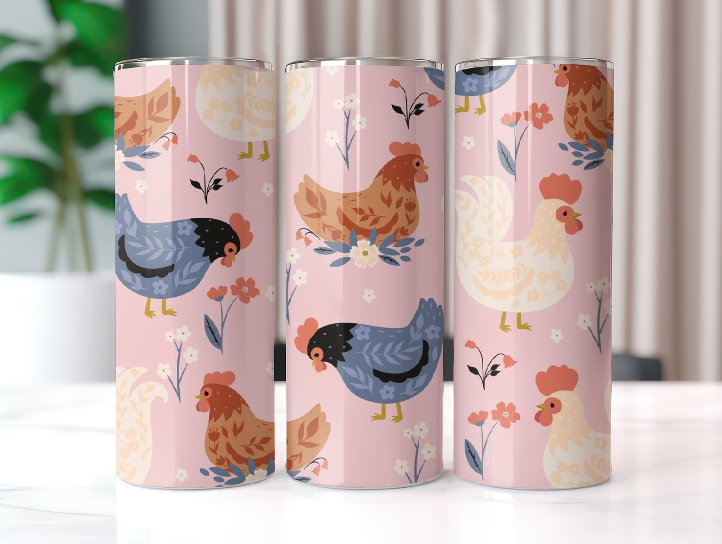 Pink Chicken 20oz Tumbler