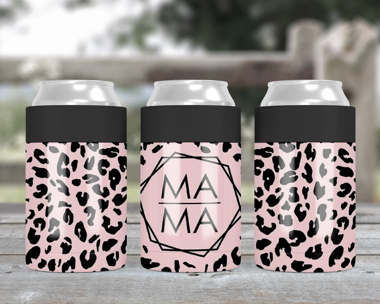 Pink MAMA Metal Can Cooler