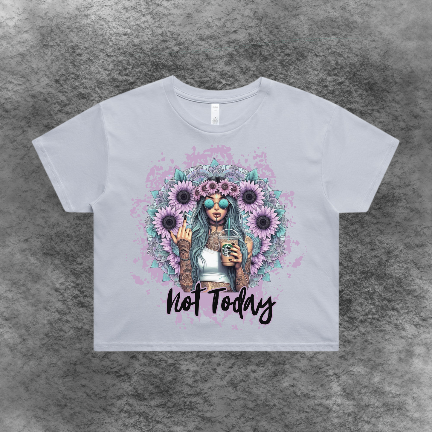 Not Today Crop Tee