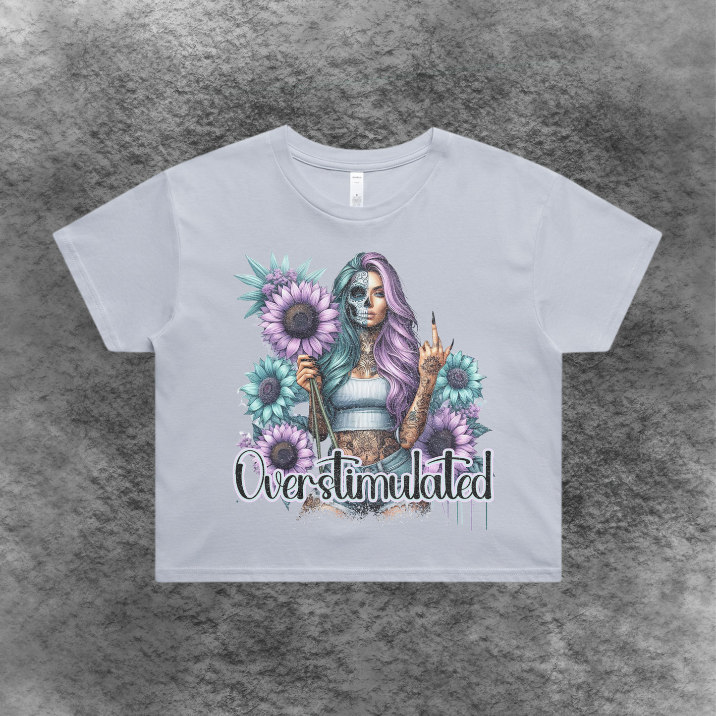 Overstimulated Crop Tee