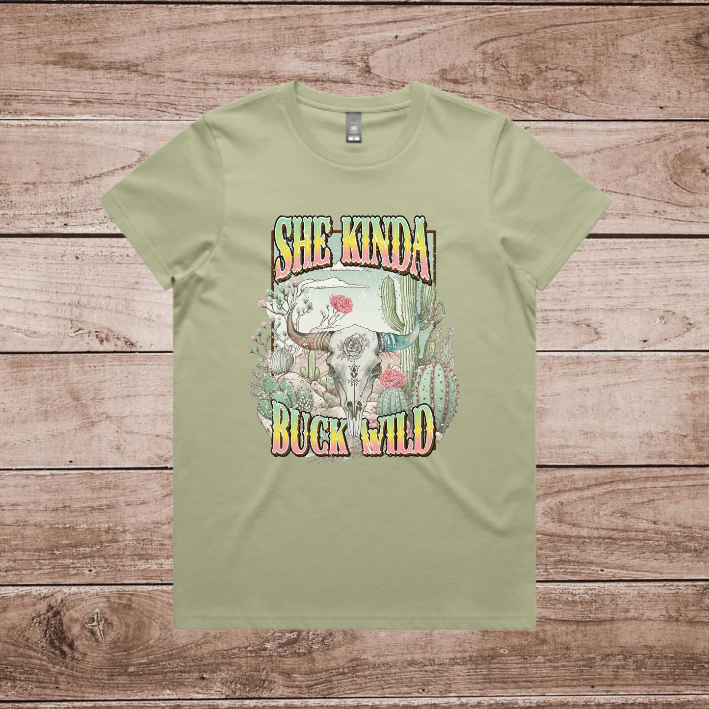 She Kinda Buck Wild Tee