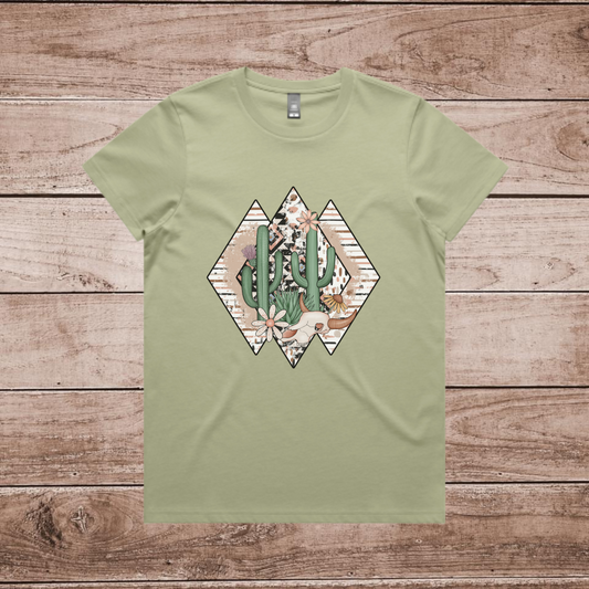 Aztec Cactus Tee