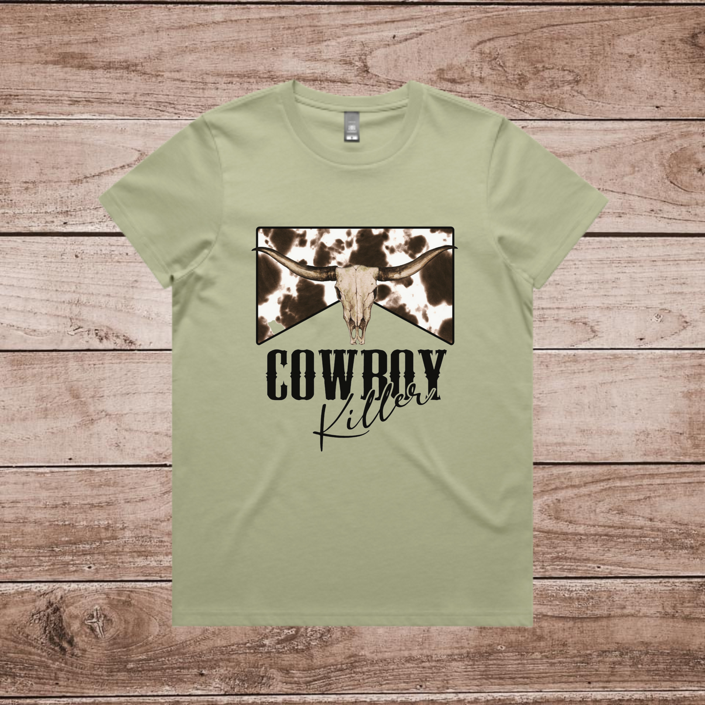 Cowboy Killer Cow Print Tee