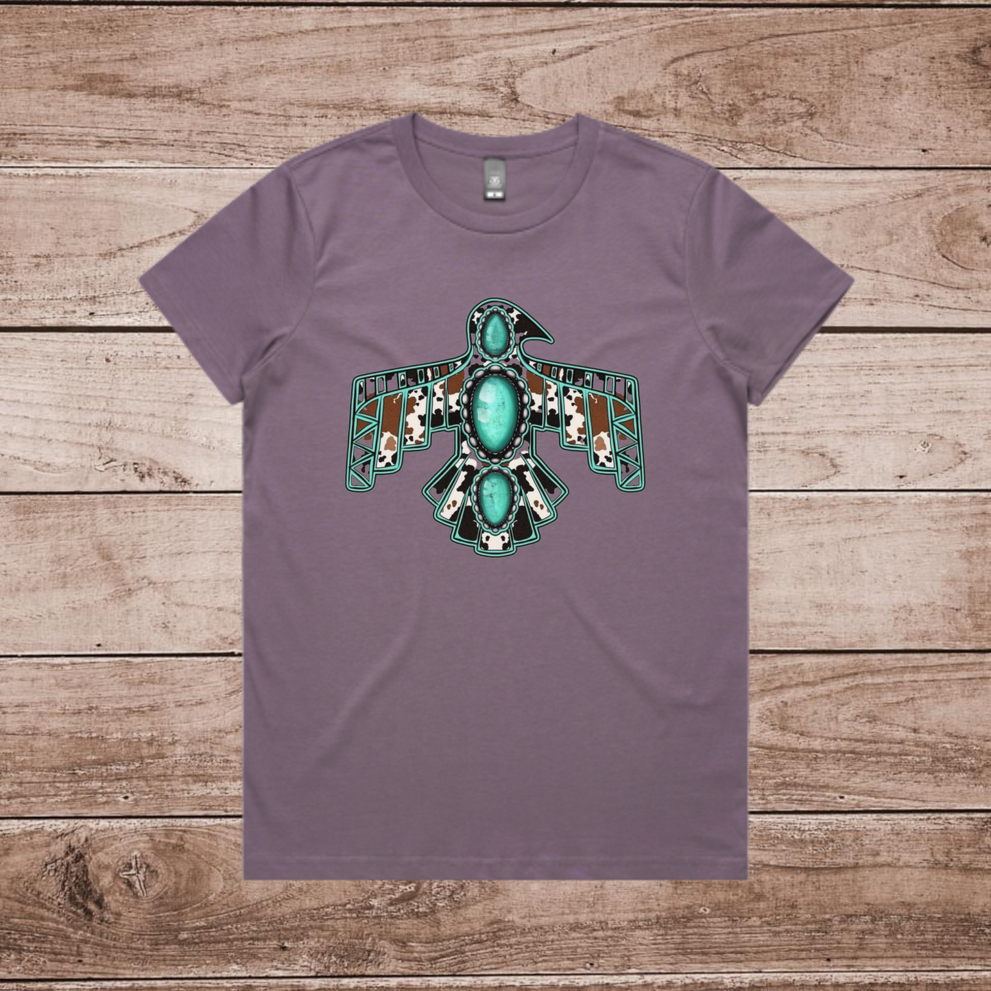 Turquoise Thunderbird Tee