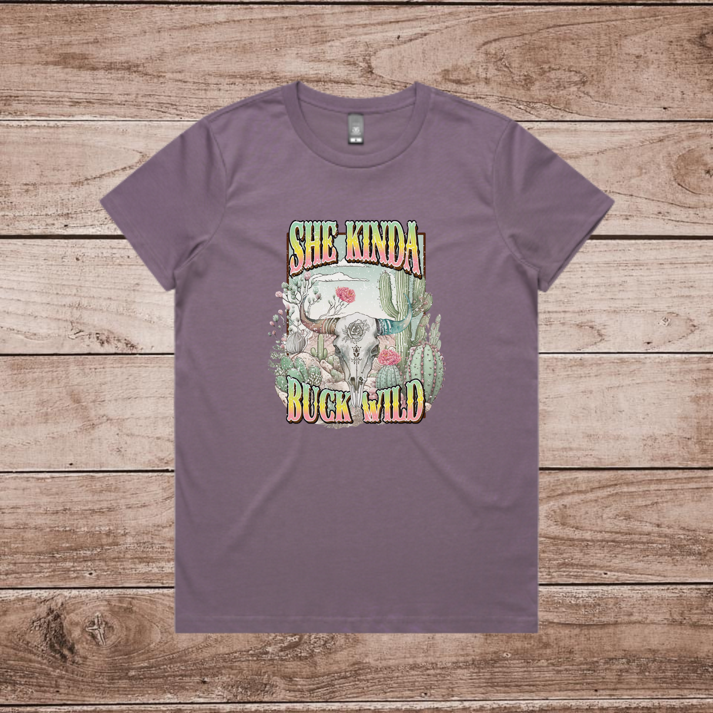 She Kinda Buck Wild Tee