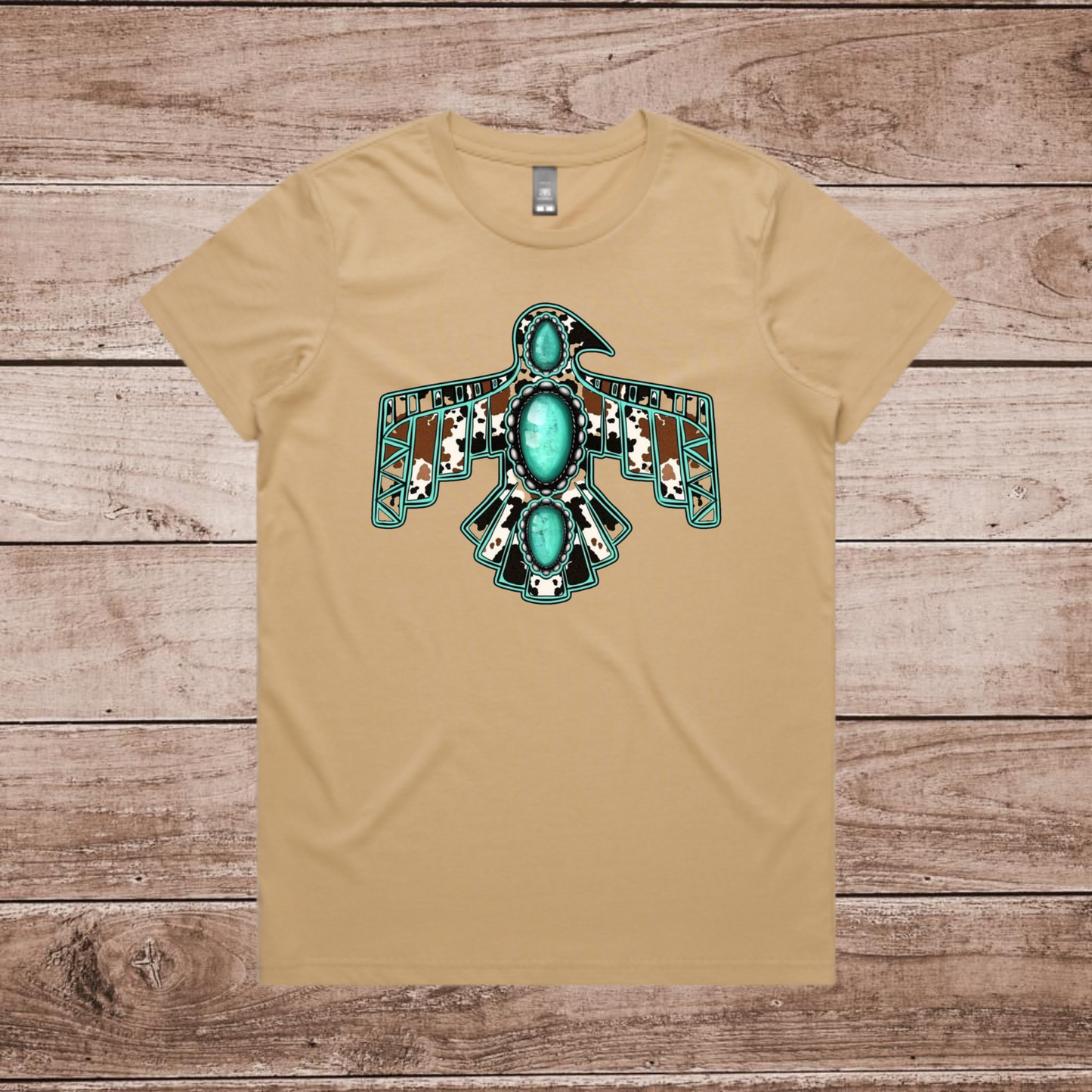 Turquoise Thunderbird Tee