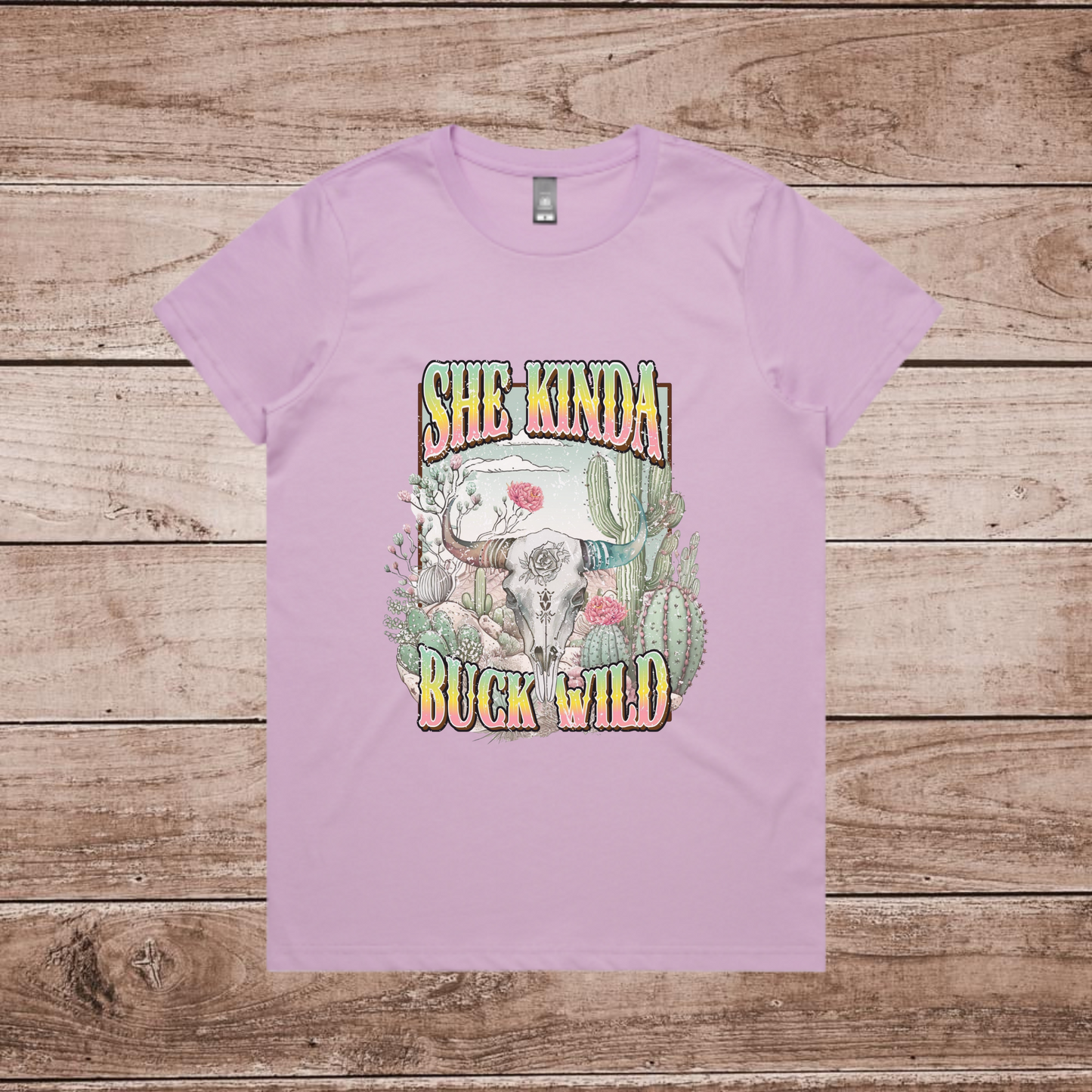 She Kinda Buck Wild Tee