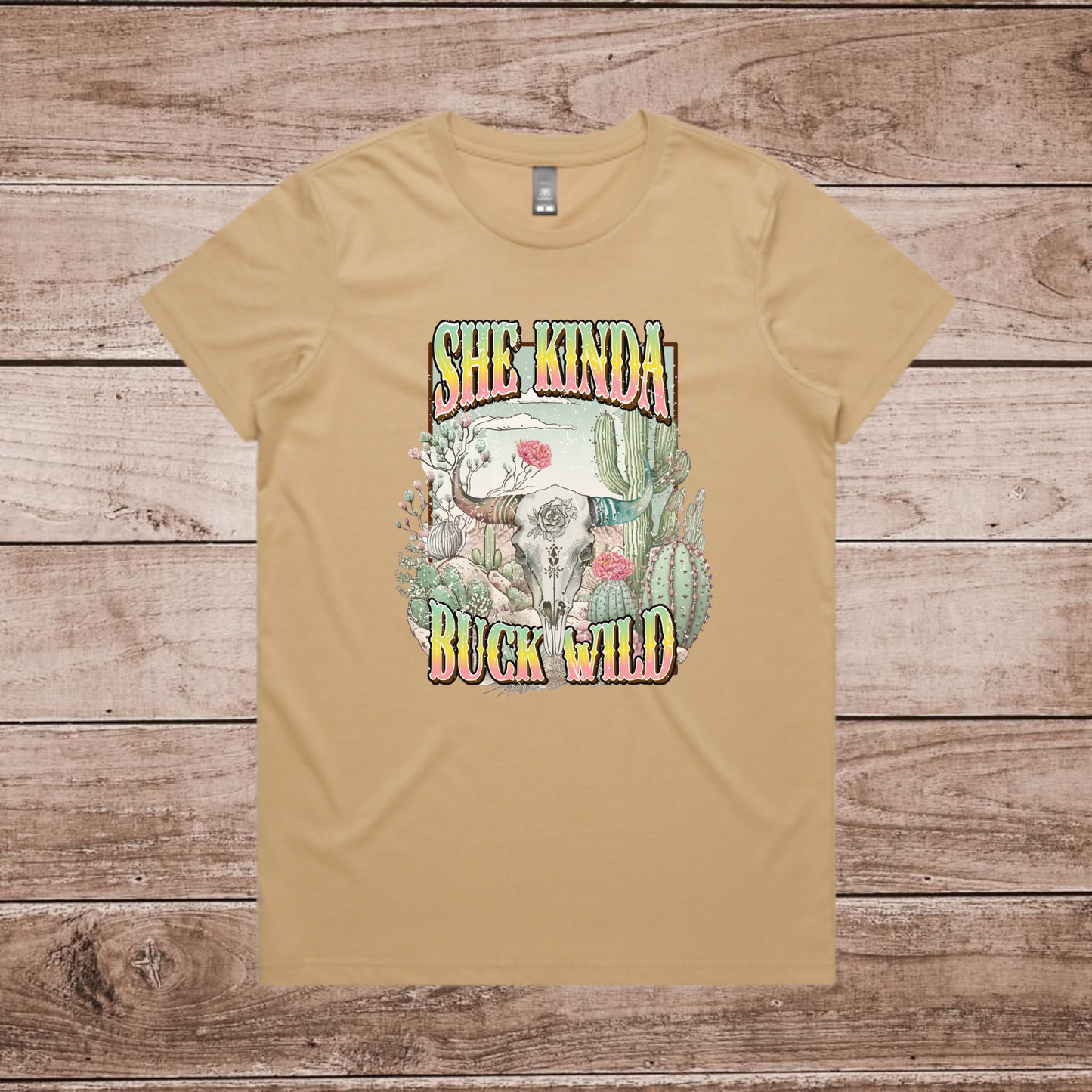 She Kinda Buck Wild Tee