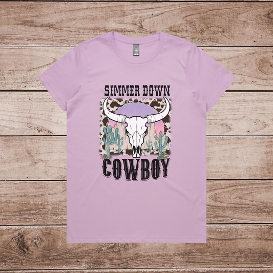 Simmer Down Cowboy Tee