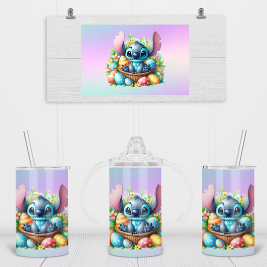 Rainbow Stitch Sippy Cup