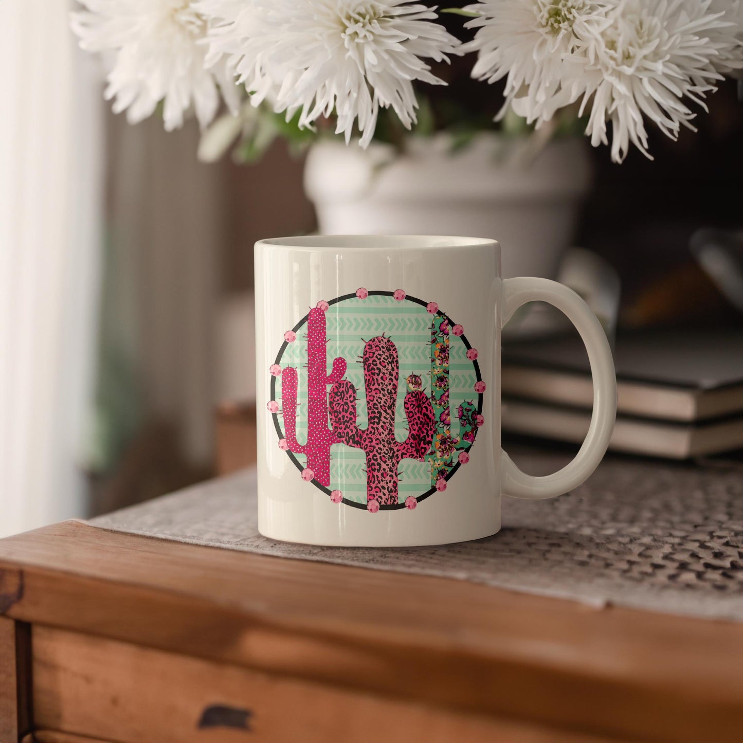 Round Cactus Mug