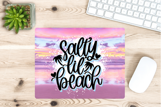 Salty Lil Beach Mouse Pad