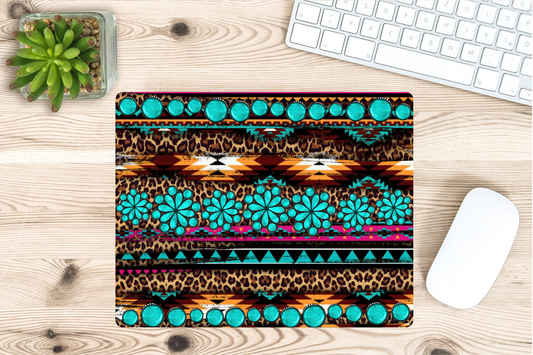 Turquoise Gem Mouse Pad