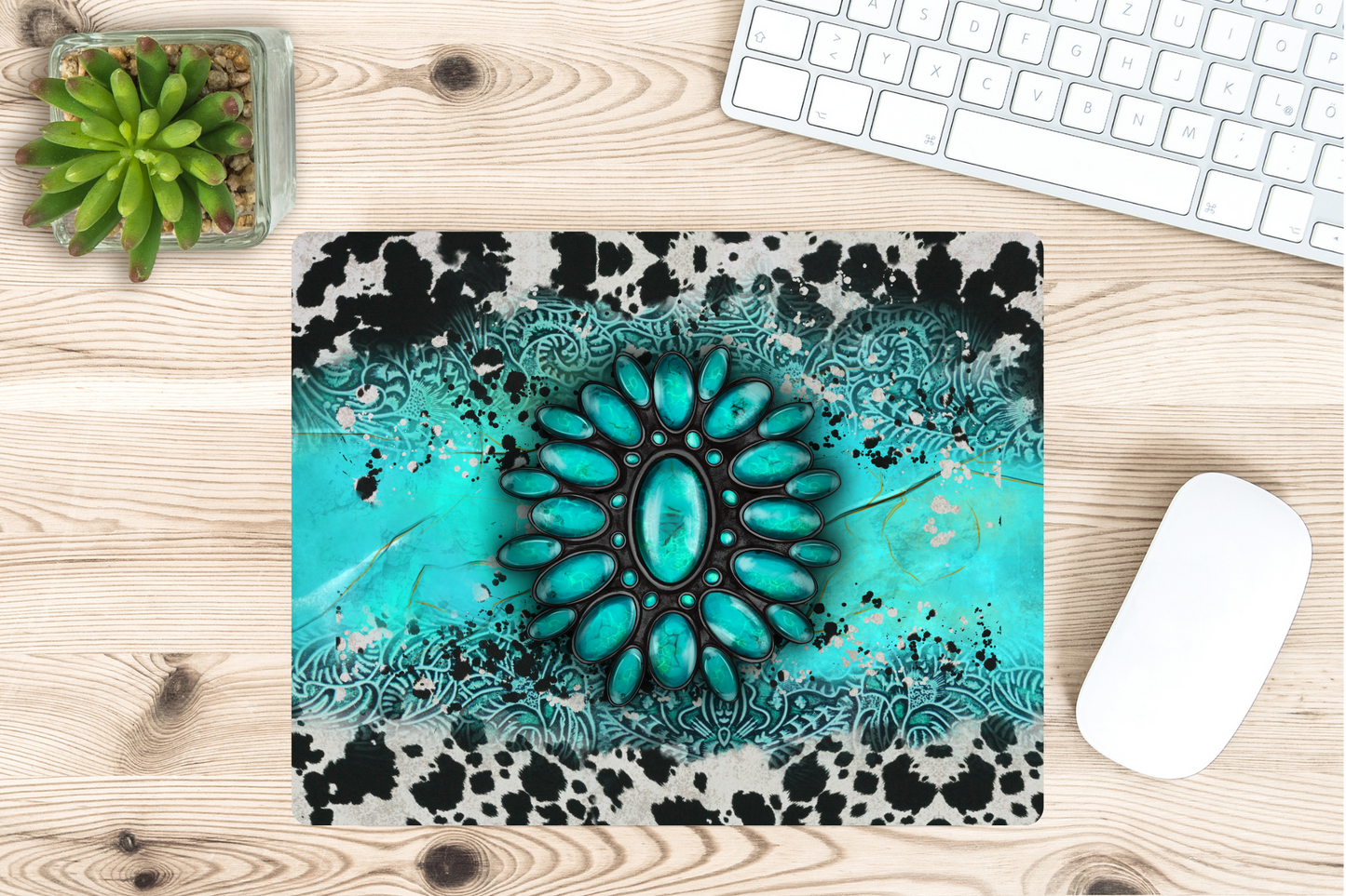 Turquoise Mouse Pad