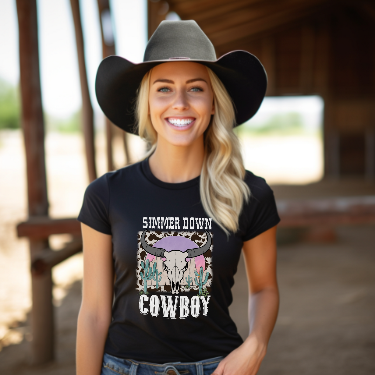 Simmer Down Cowboy Tee