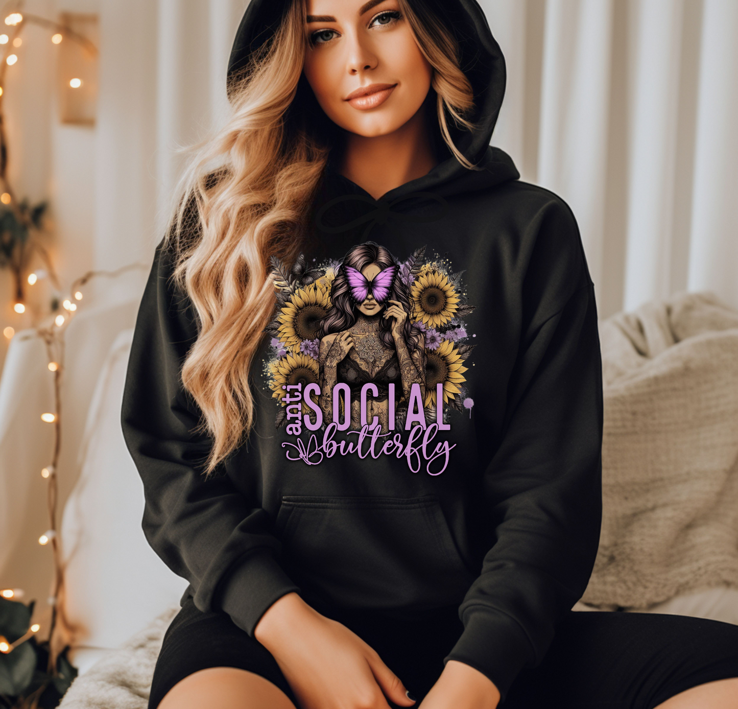 Anti Social Butterfly Hoodie